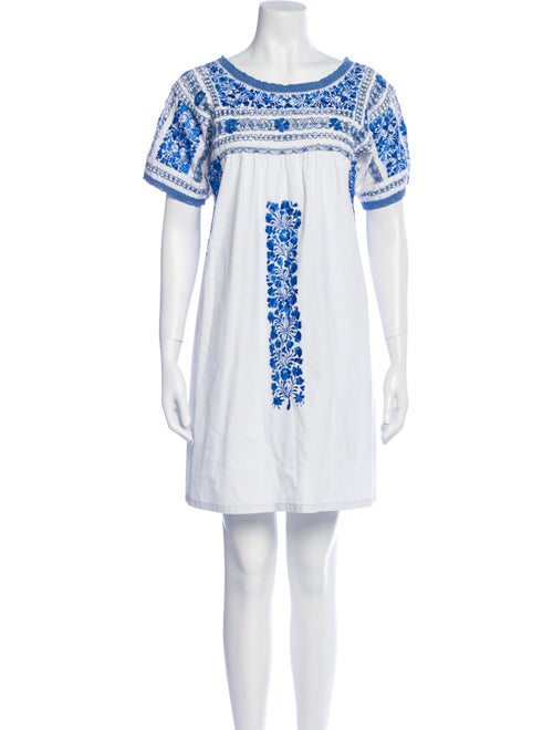 Mi Golondrina Printed Mini Dress