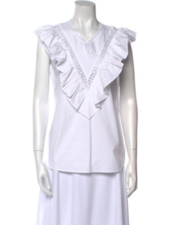 Mi Golondrina V-Neck Sleeveless Top