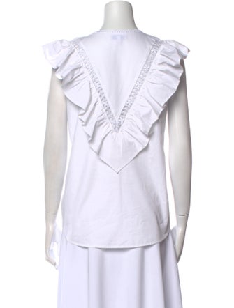 Mi Golondrina V-Neck Sleeveless Top