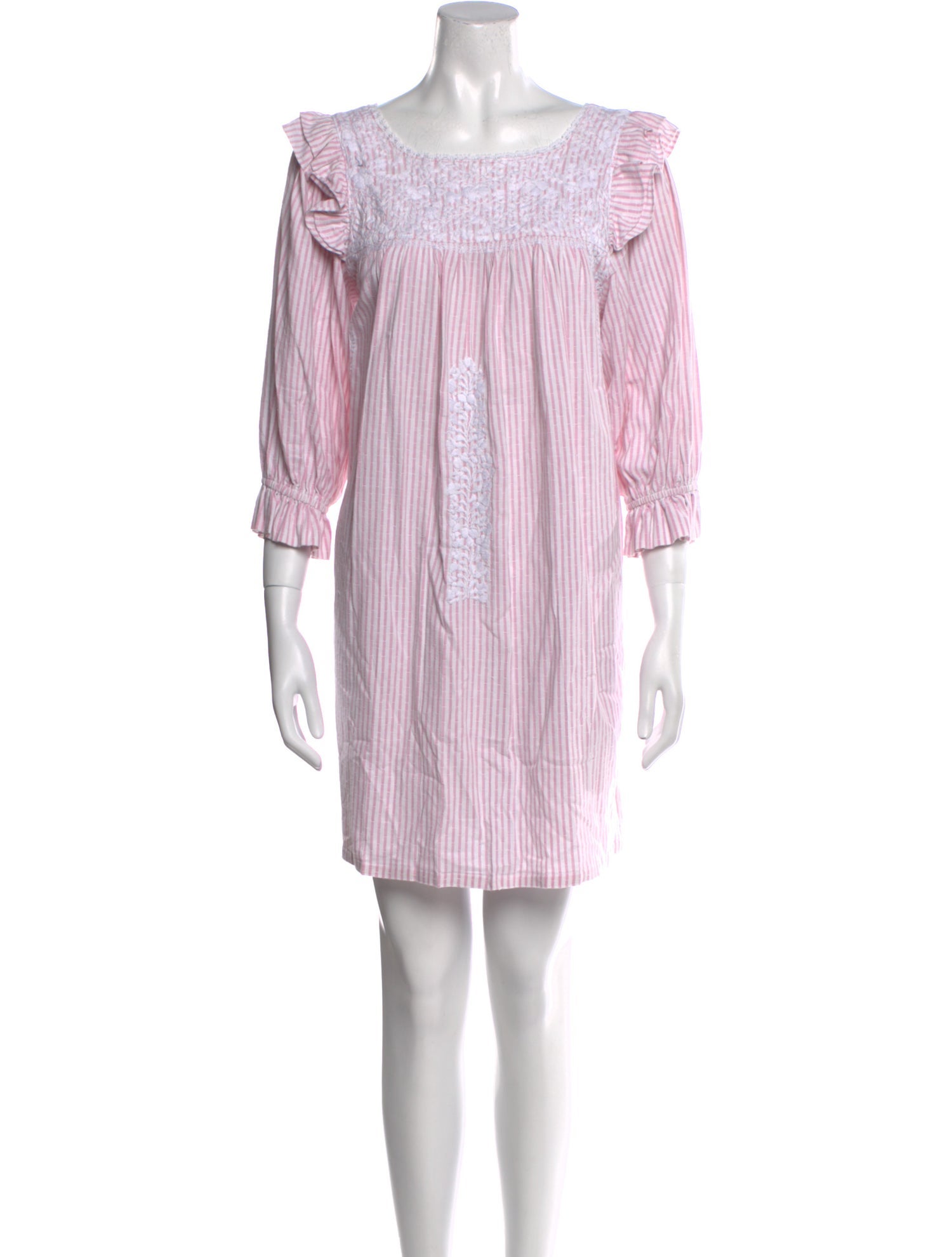 Mi Golondrina Striped Mini Dress