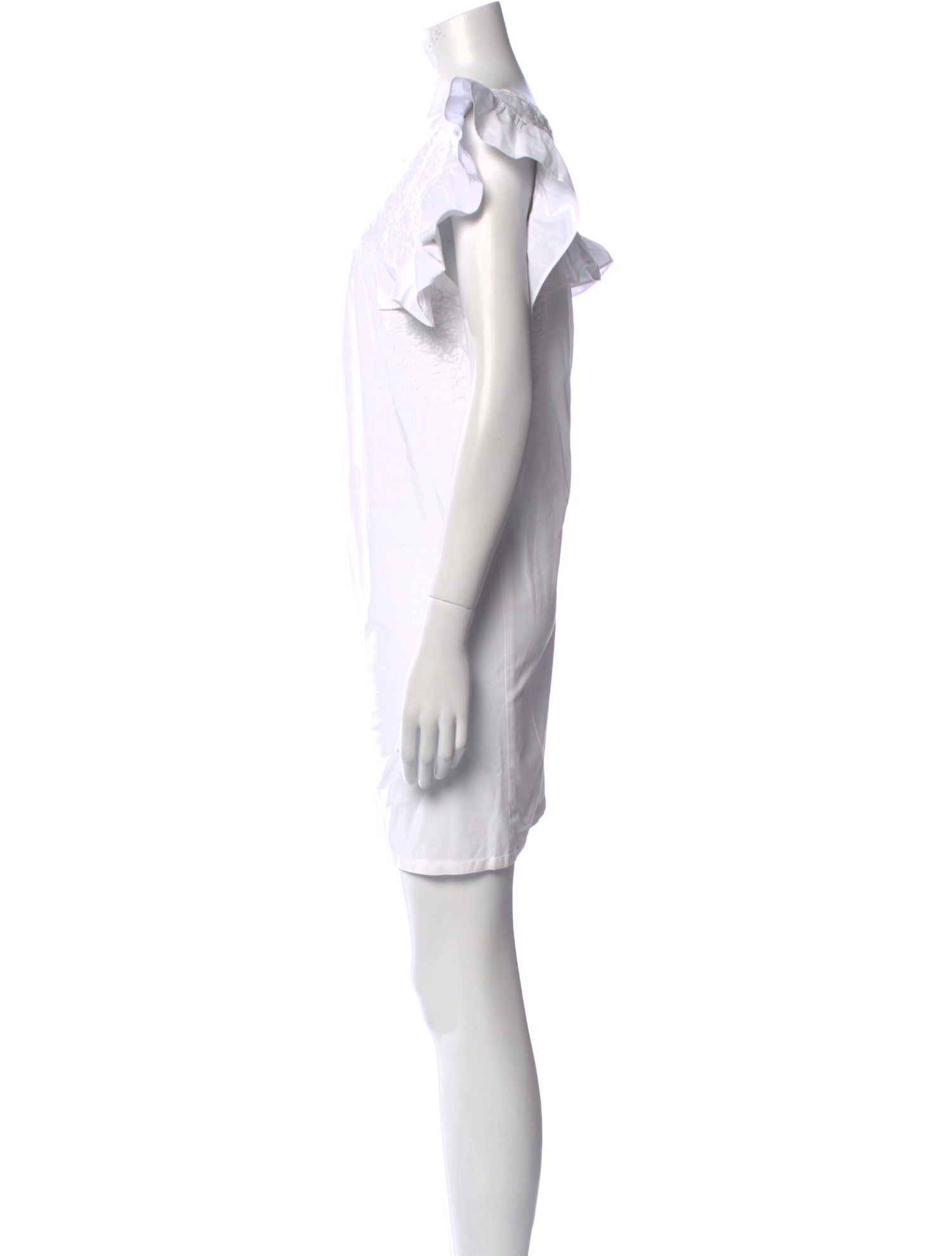 Mi Golondrina Scoop Neck Mini Dress