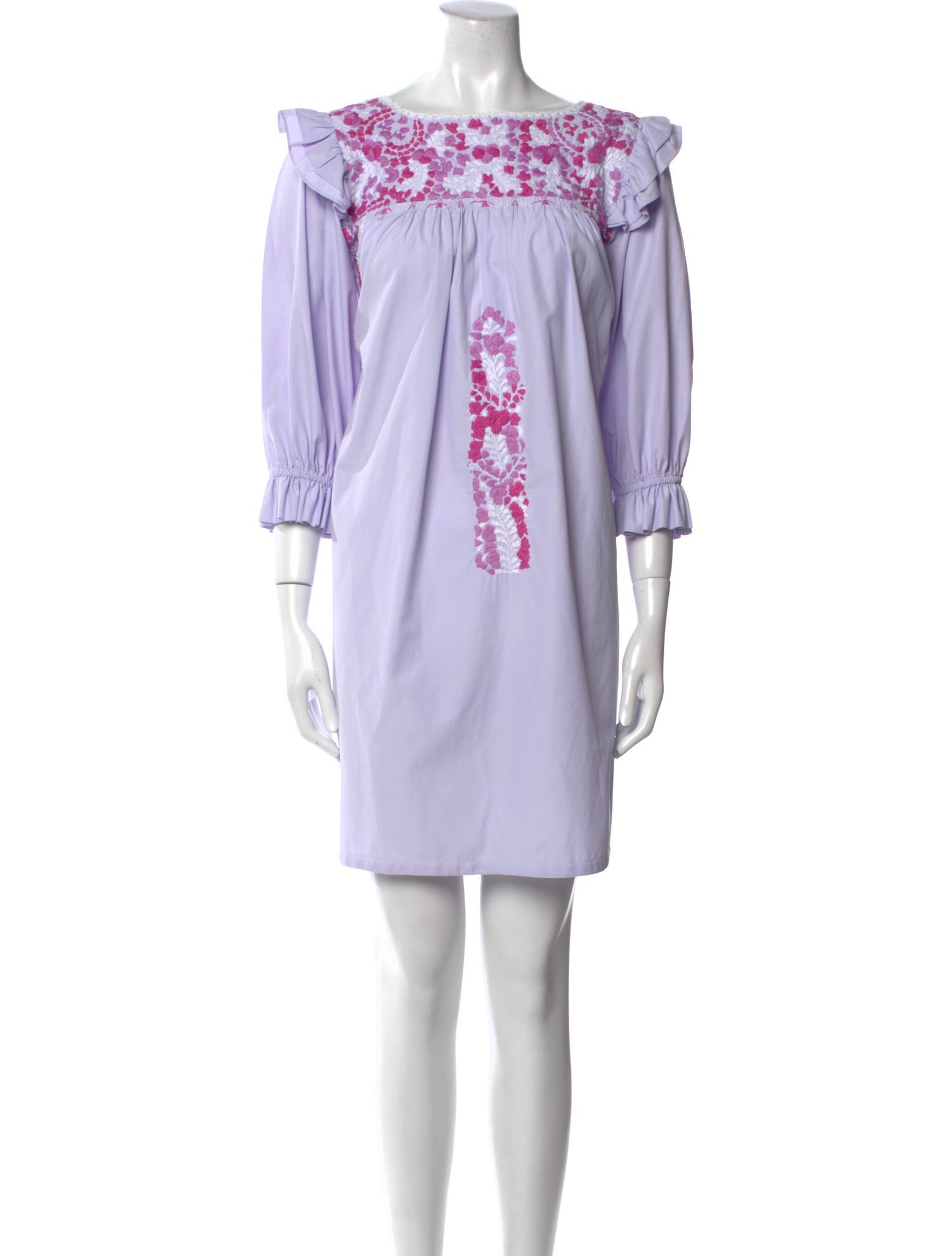 Mi Golondrina Printed Mini Dress