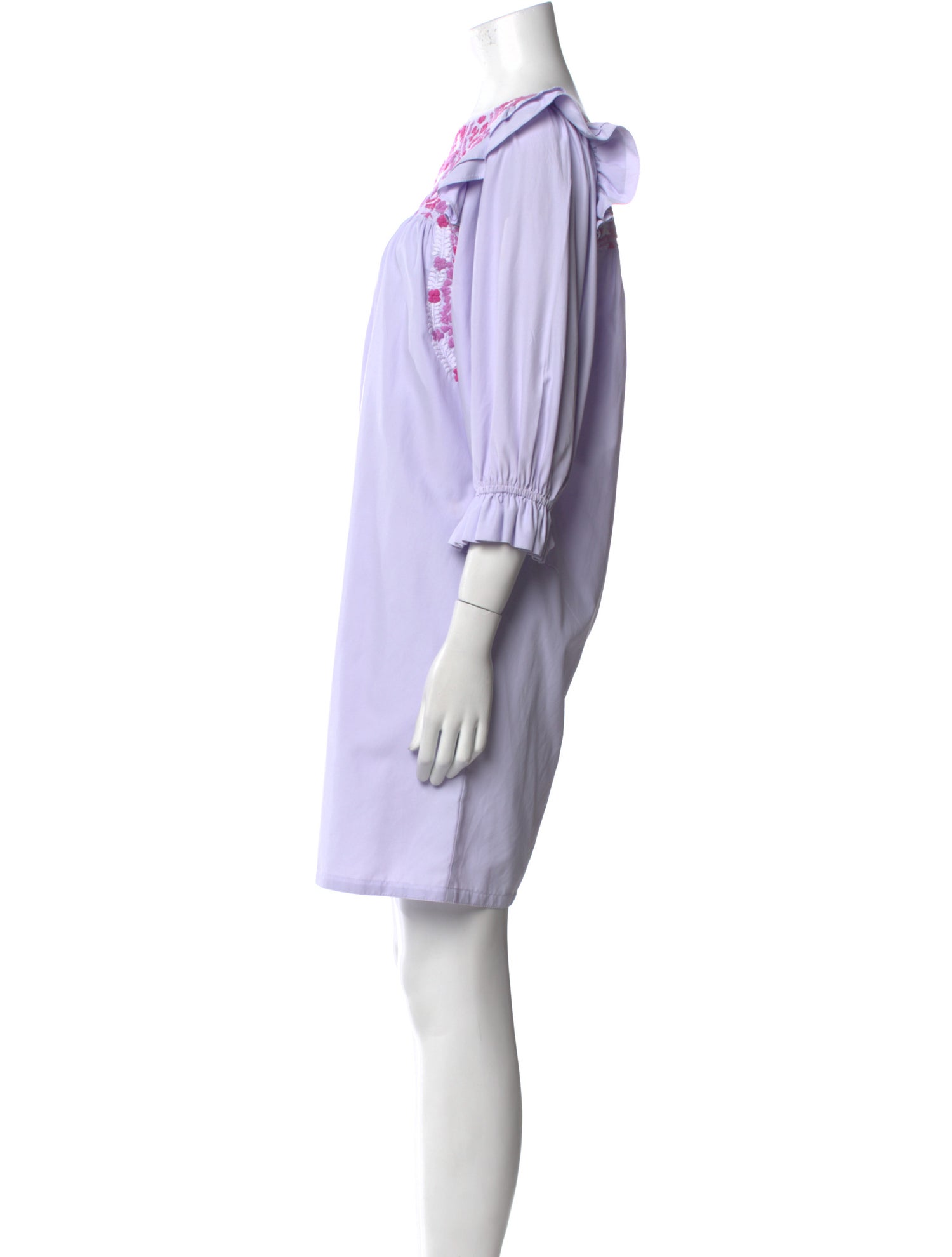 Mi Golondrina Printed Mini Dress