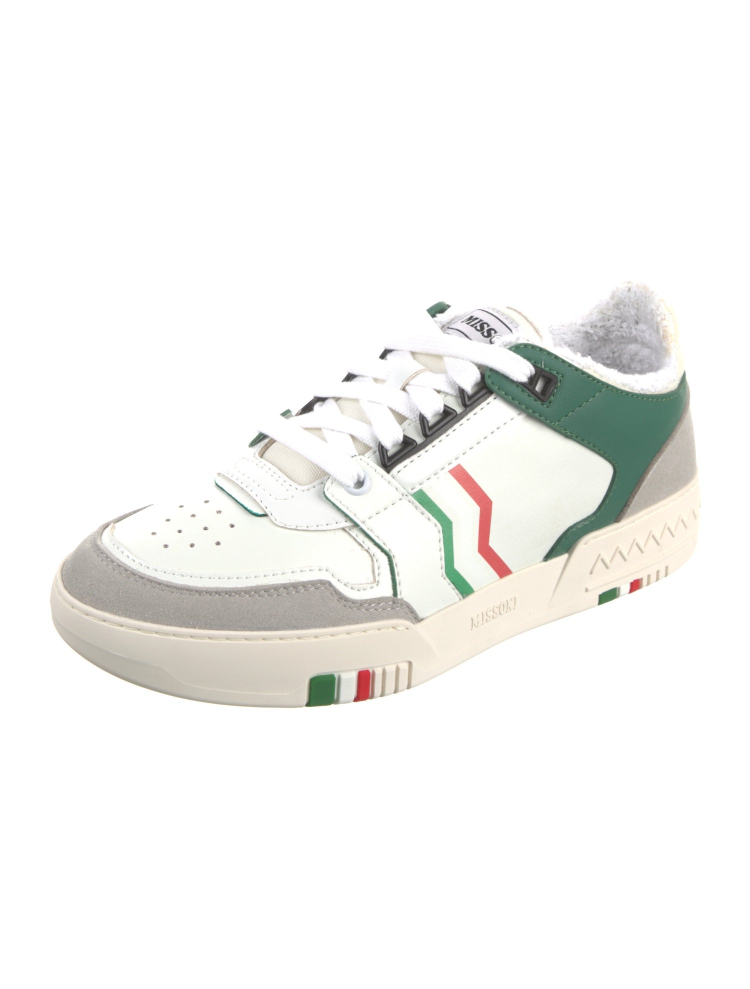 Missoni x ACBC Leather Printed Sneakers