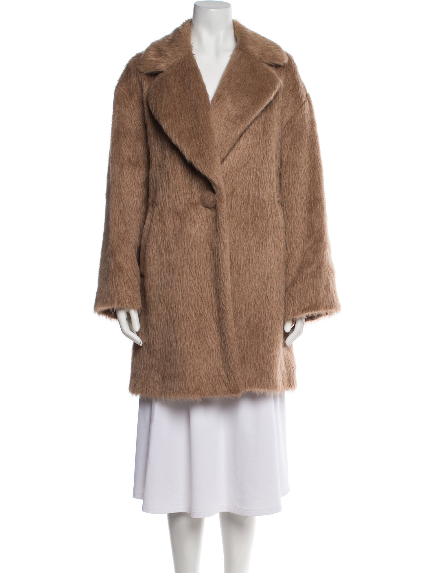 Michelle Smith Alpaca Faux Fur Coat