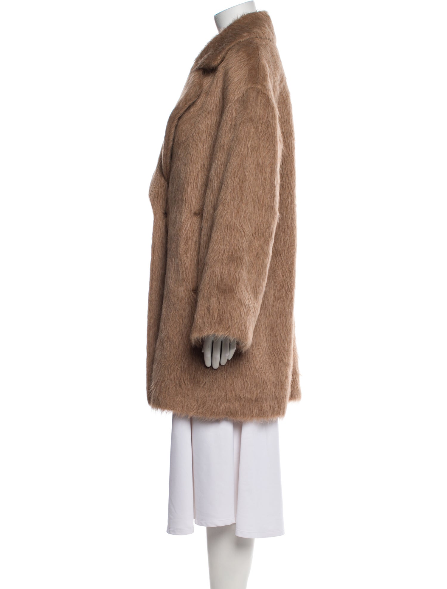 Michelle Smith Alpaca Faux Fur Coat