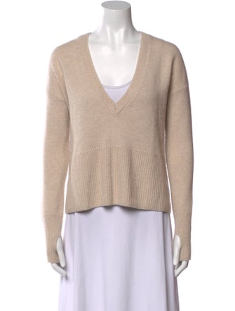 Michelle Smith Cashmere V-Neck Sweater