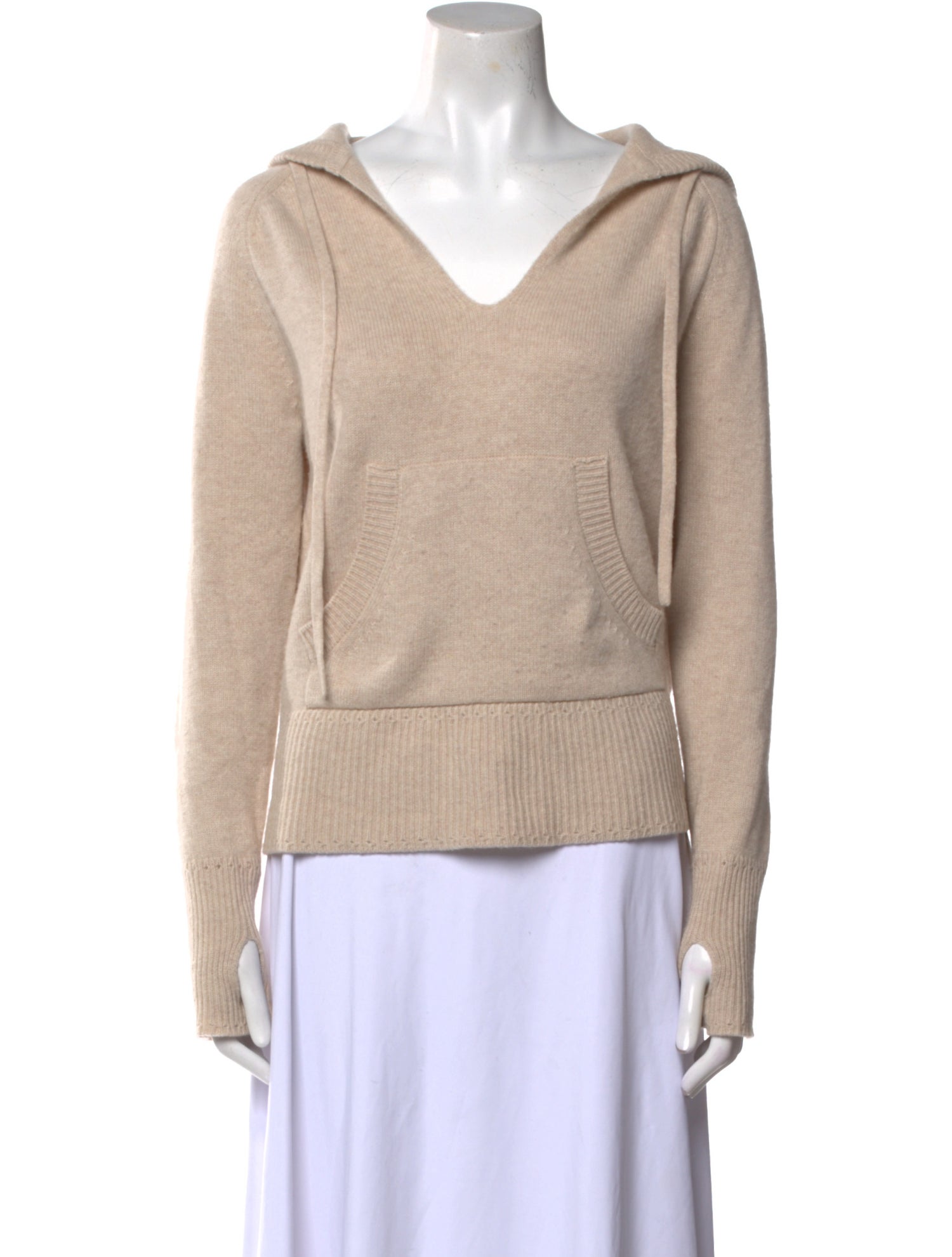 Michelle Smith Cashmere V-Neck Sweater