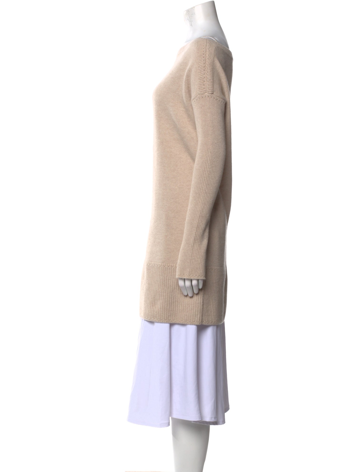 Michelle Smith Cashmere Bateau Neckline Sweater