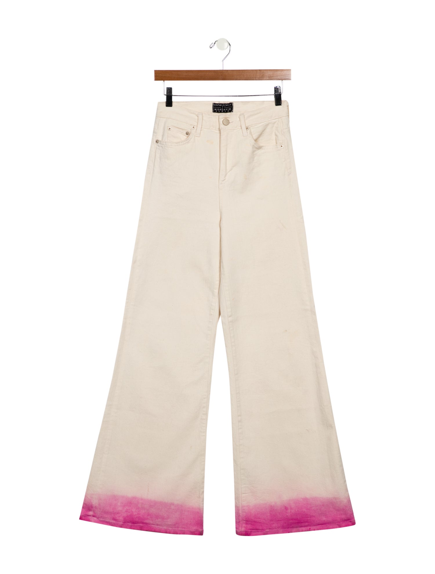 Midheaven Denim x Cynthia Rowley High-Rise Wide Leg Jeans