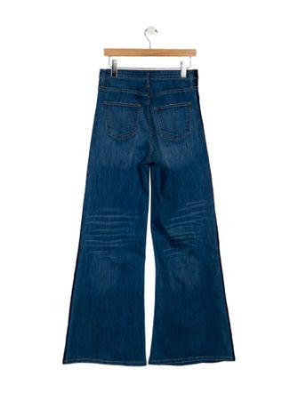 Midheaven Denim x Cynthia Rowley High-Rise Wide Leg Jeans