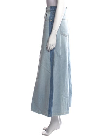 Midheaven Denim x Cynthia Rowley Midi Length Skirt