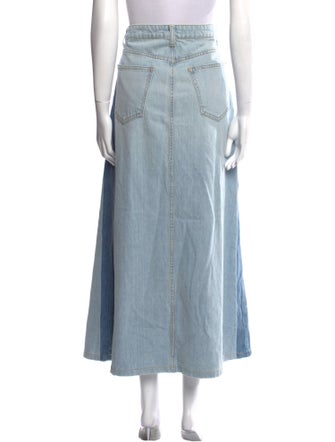 Midheaven Denim x Cynthia Rowley Midi Length Skirt