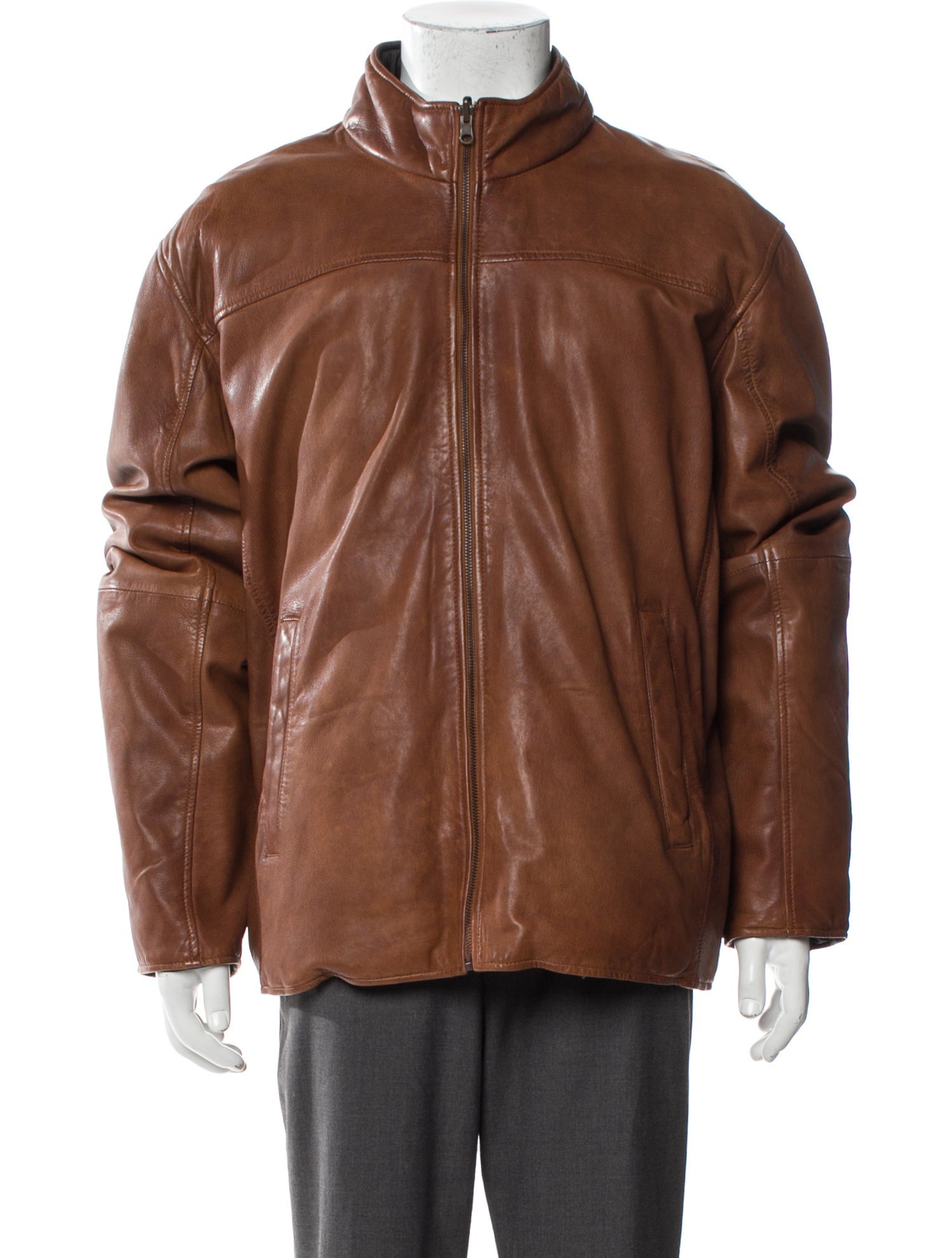 Missani Le Collezioni Leather Moto Jacket