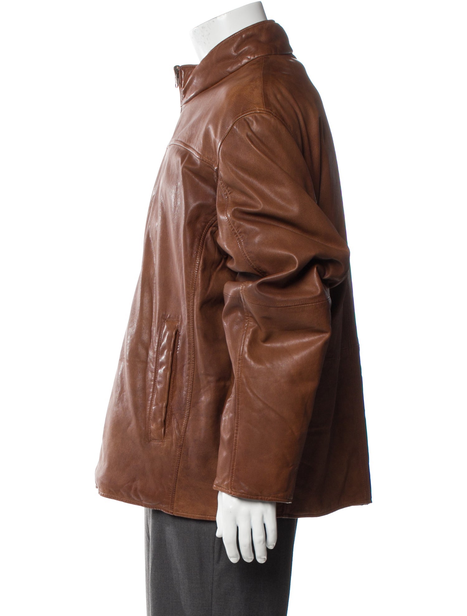 Missani Le Collezioni Leather Moto Jacket