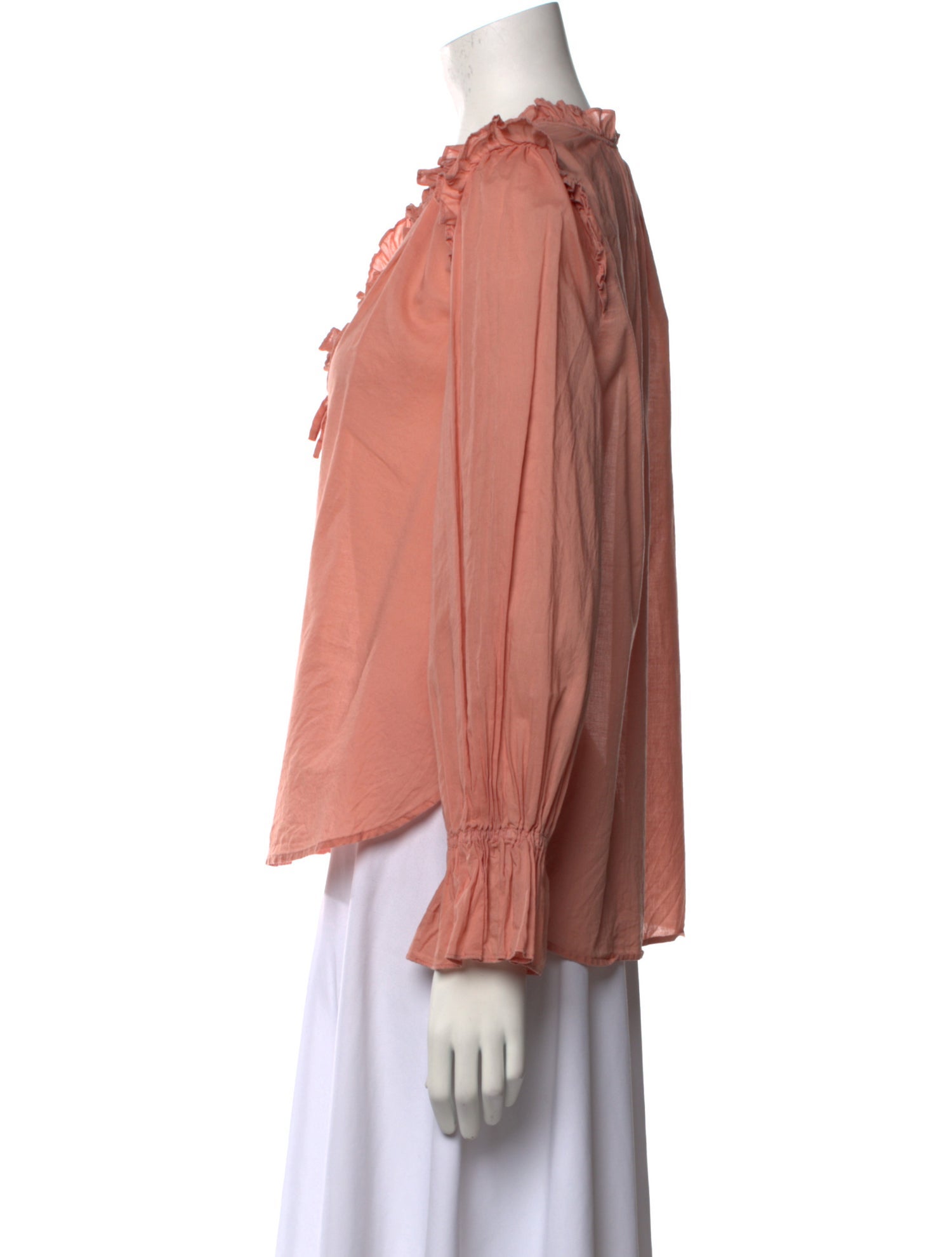 Alex Mill V-Neck Long Sleeve Blouse