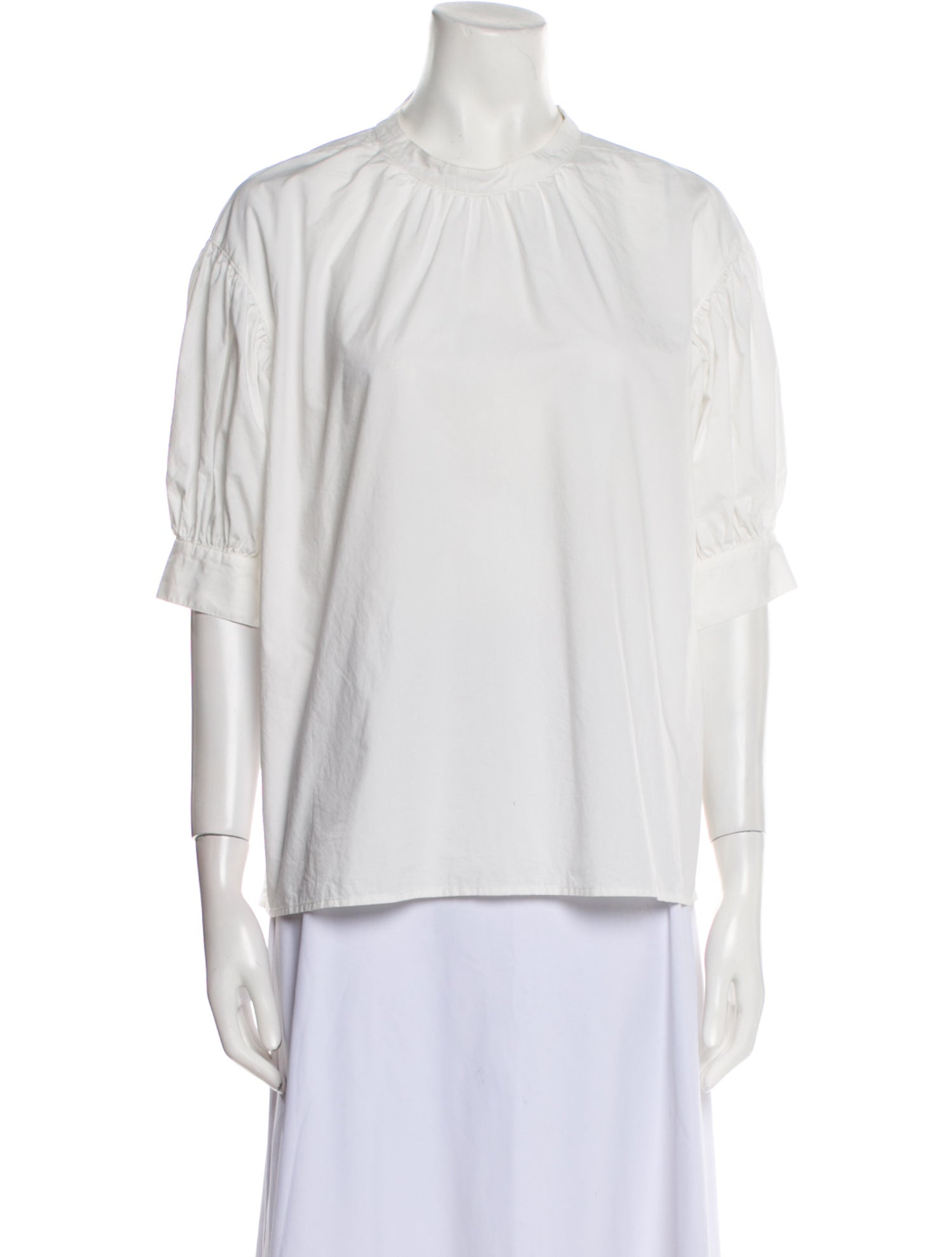Alex Mill Crew Neck Three-Quarter Sleeve Blouse