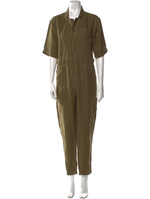 Alex Mill Linen Cowl Neck Jumpsuit