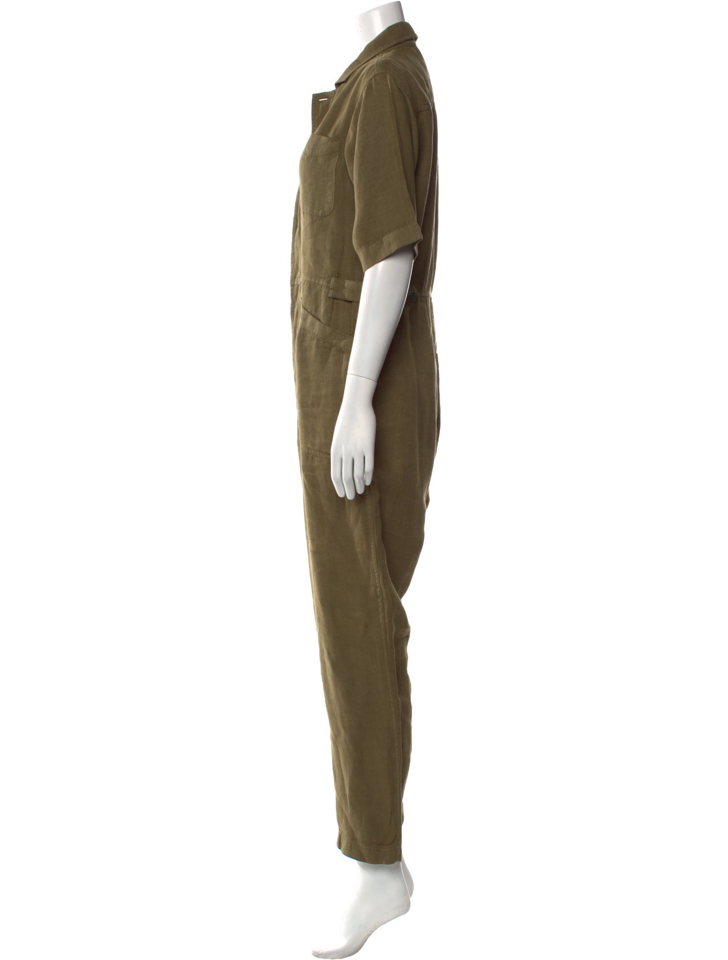 Alex Mill Linen Cowl Neck Jumpsuit
