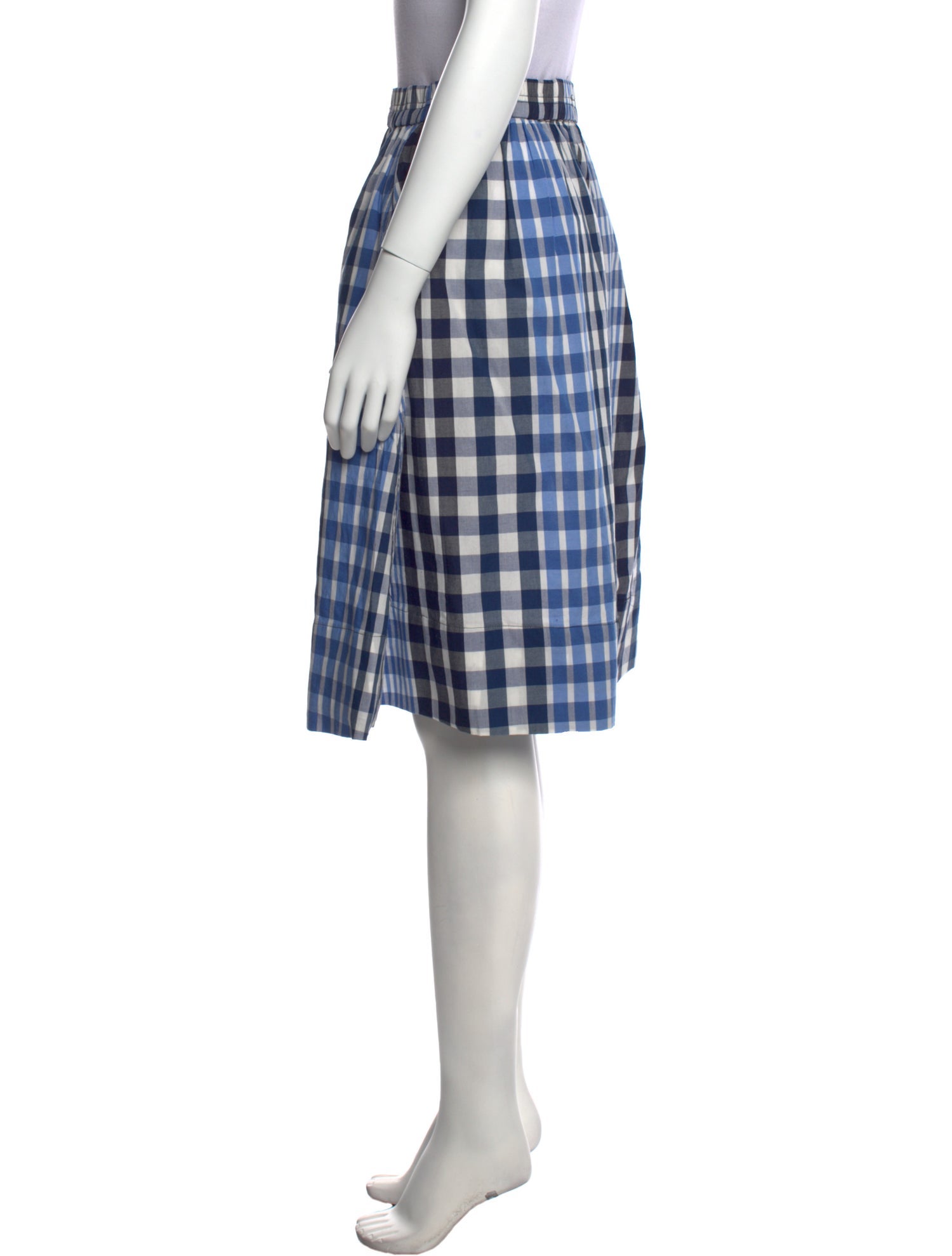 Alex Mill Plaid Print Knee-Length Skirt w/ Tags