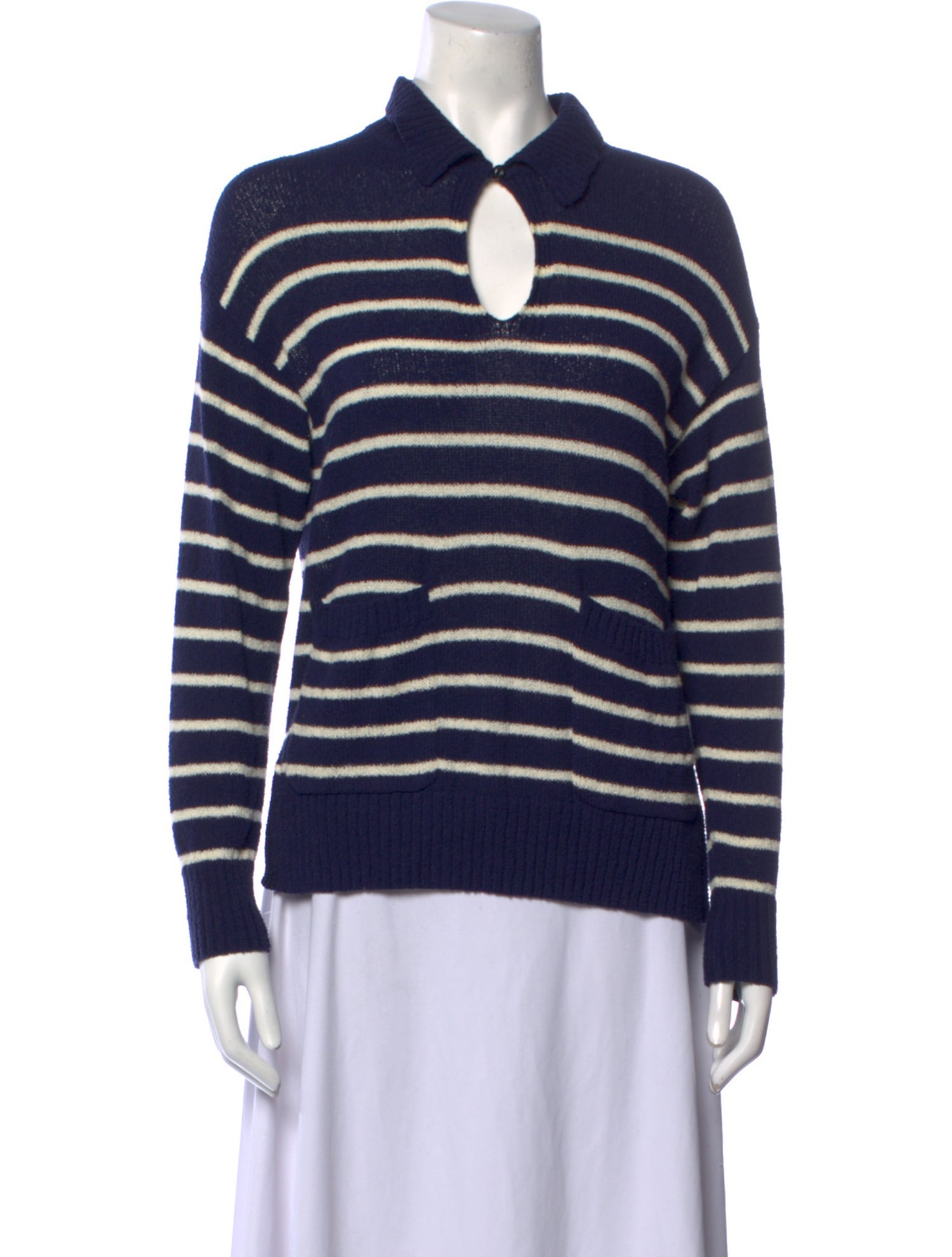 Alex Mill Striped V-Neck Sweater