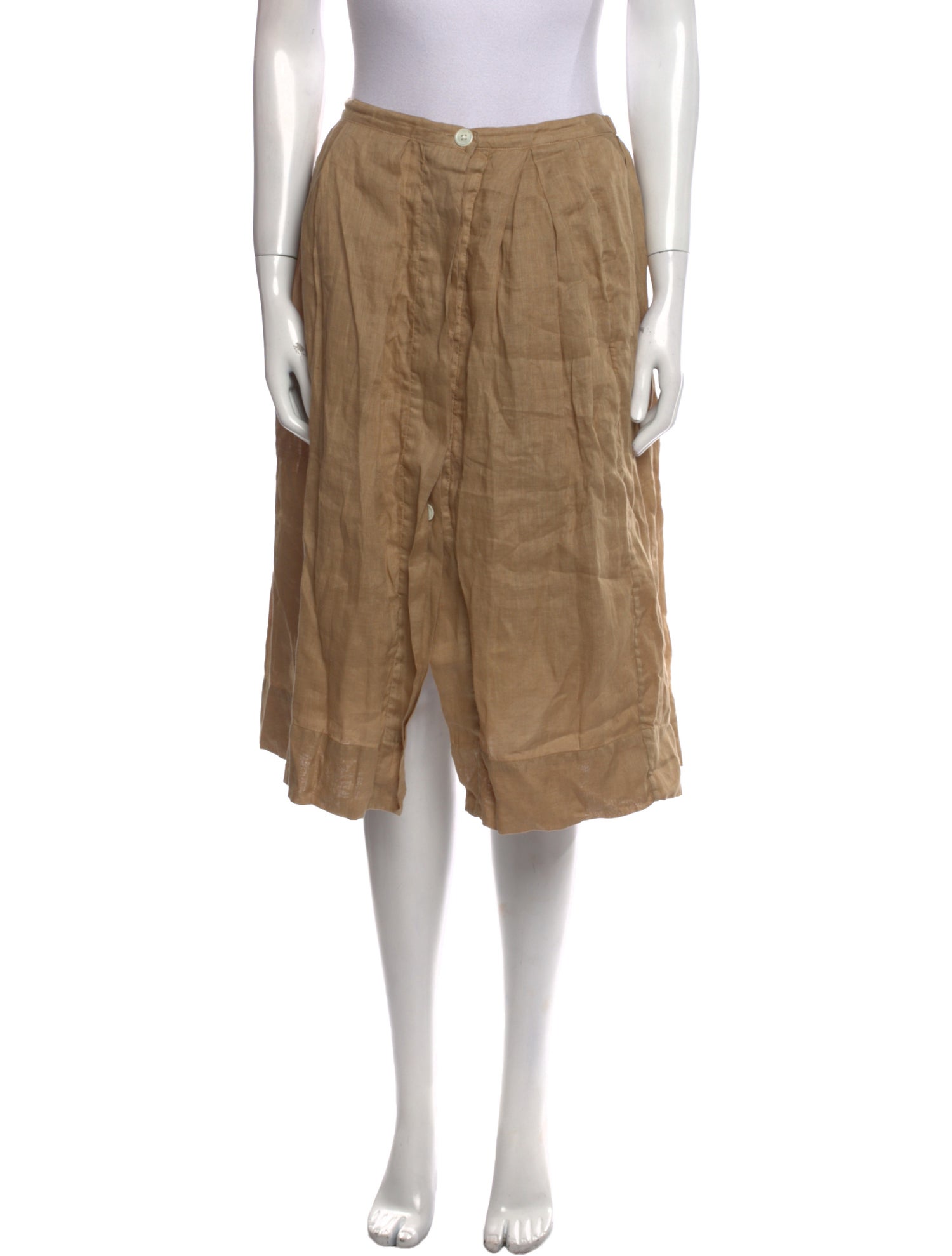 Alex Mill Pleated Accents Knee-Length Skirt