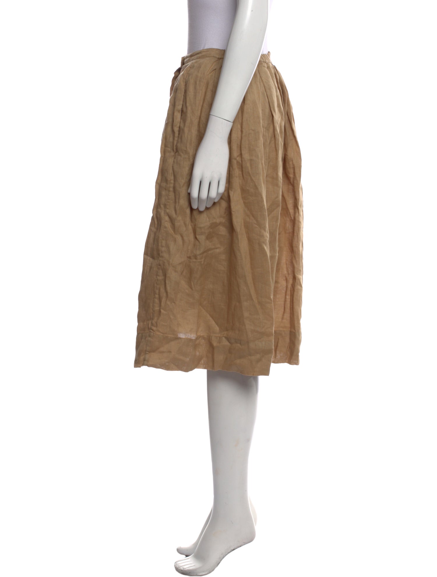 Alex Mill Pleated Accents Knee-Length Skirt