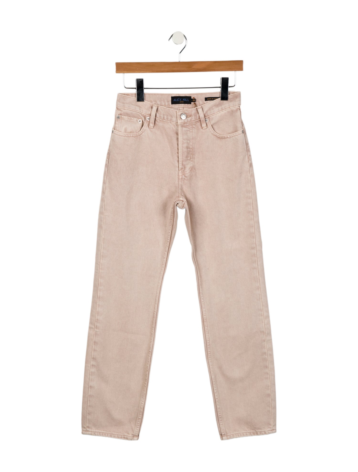 Alex Mill Mid-Rise Straight Leg Jeans