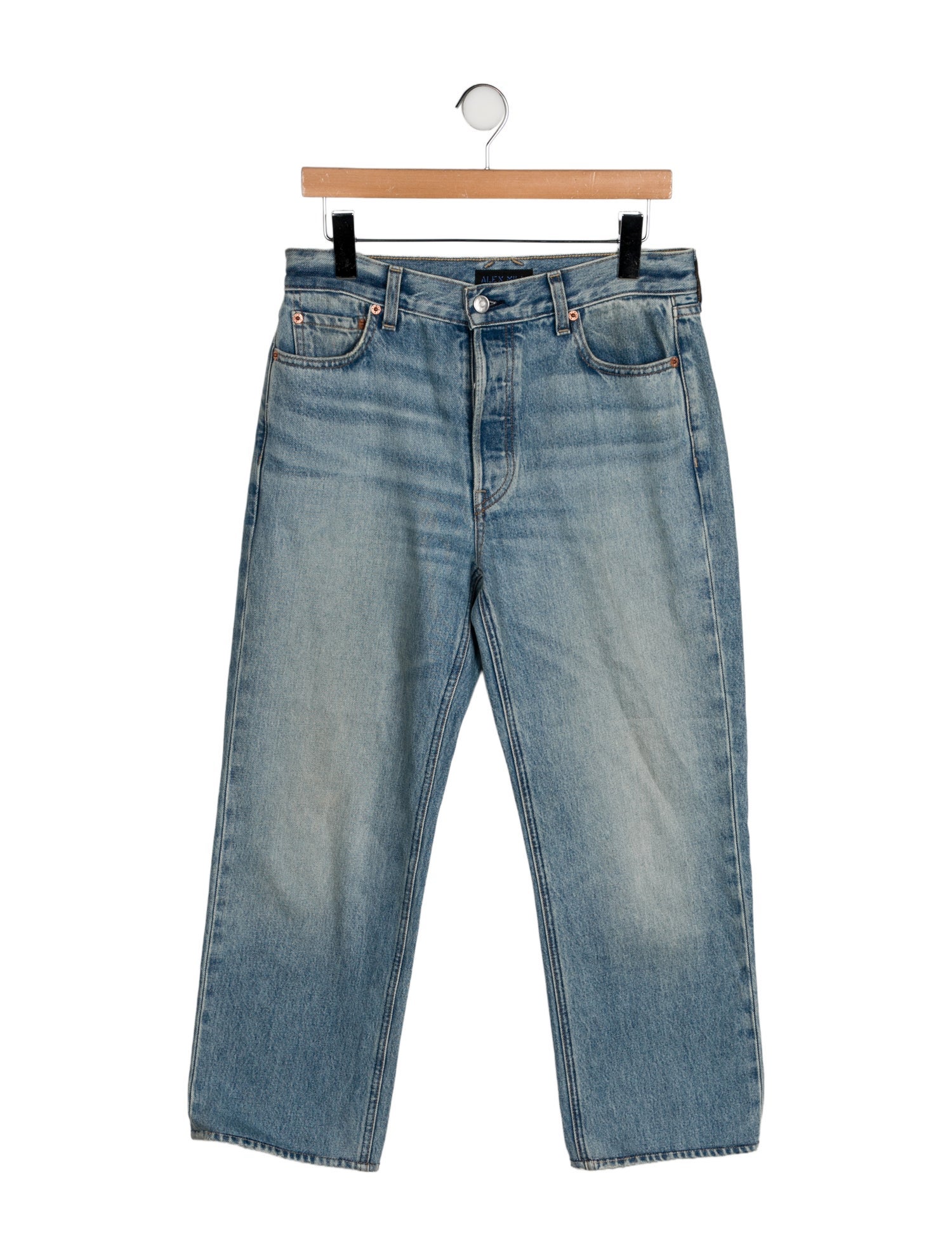 Alex Mill Mid-Rise Straight Leg Jeans