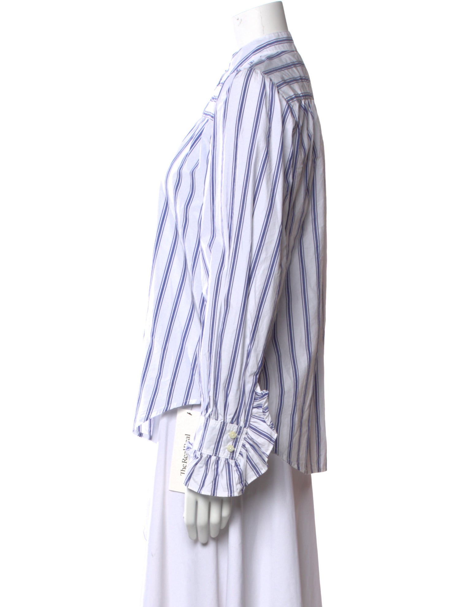 Alex Mill Striped Long Sleeve Button-Up Top