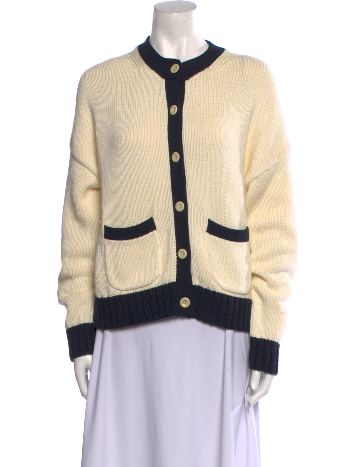 Alex Mill Colorblock Pattern Mock Neck Sweater