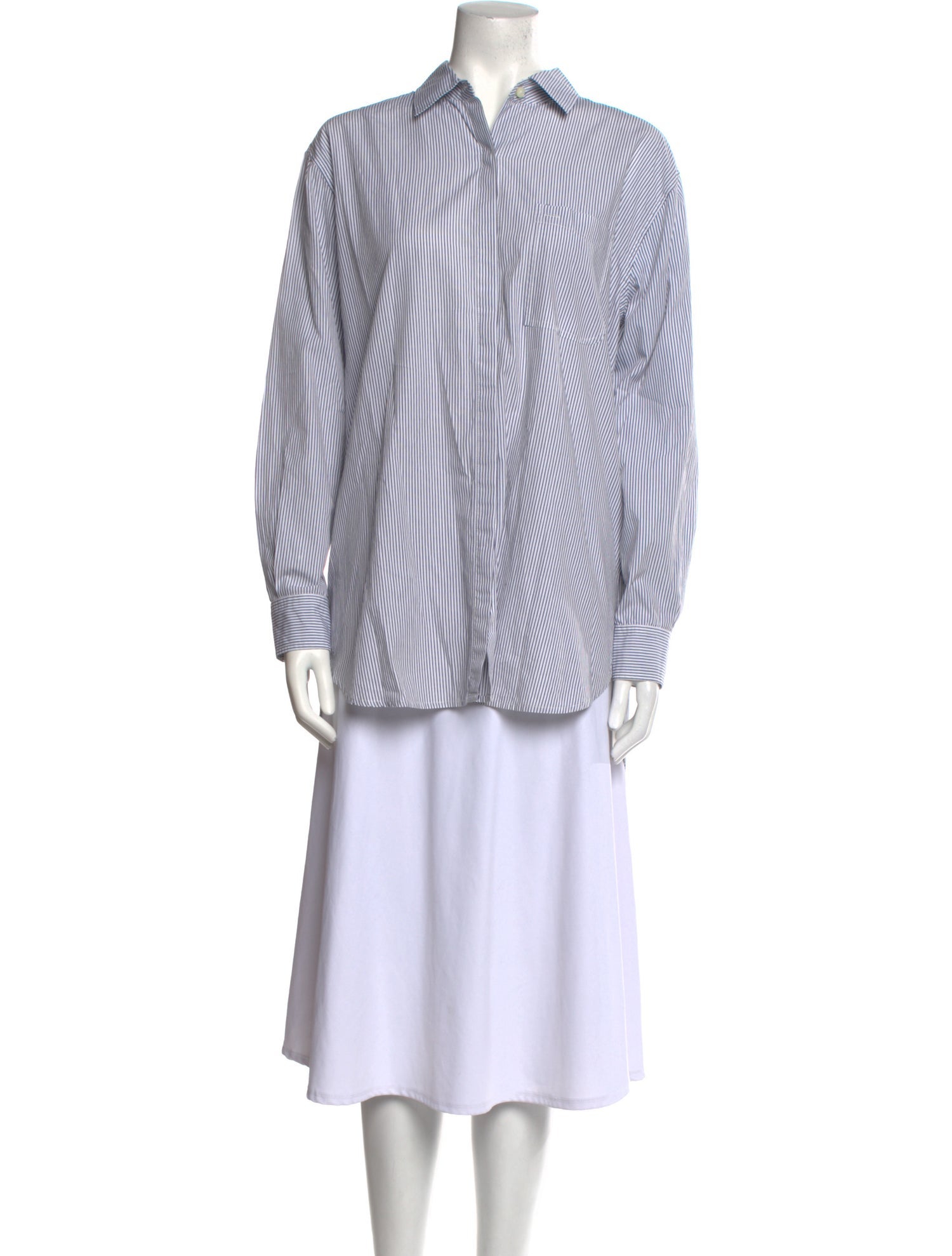 Alex Mill Striped Long Sleeve Button-Up Top