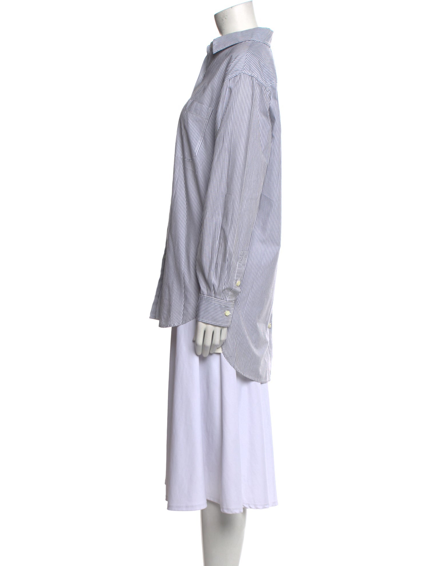 Alex Mill Striped Long Sleeve Button-Up Top