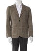 Alex Mill Wool Houndstooth Print Blazer
