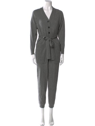 Alex Mill Merino Wool V-Neck Jumpsuit