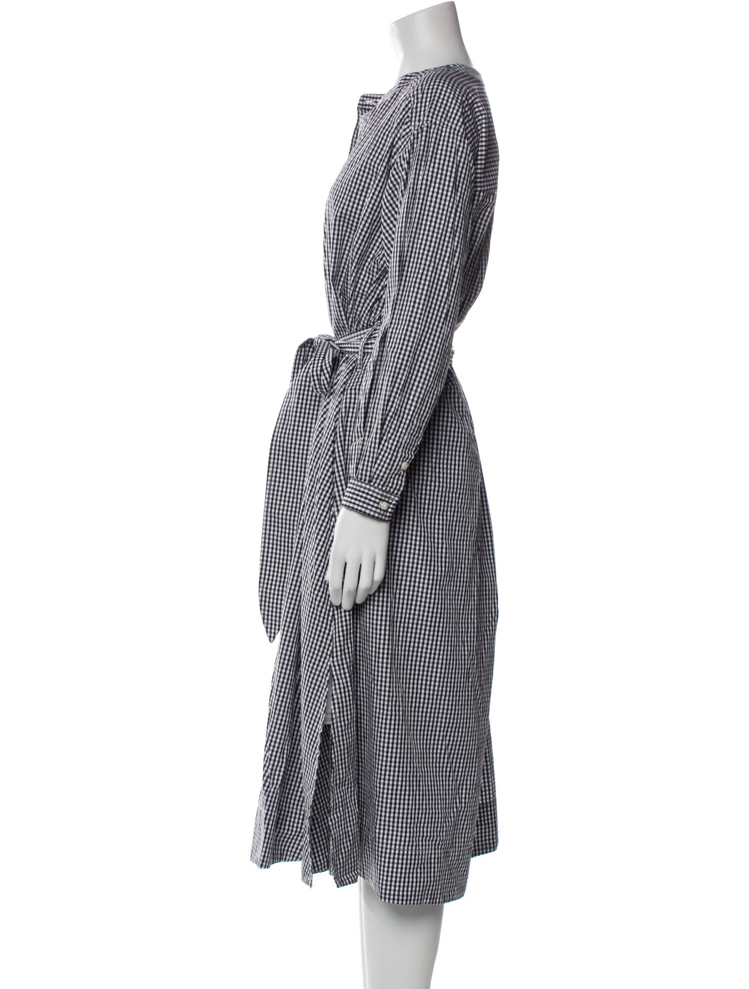 Alex Mill Plaid Print Midi Length Dress w/ Tags