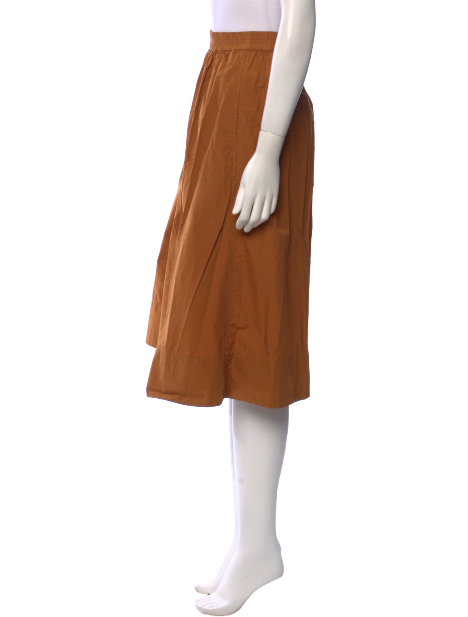Alex Mill Pleated Accents Knee-Length Skirt