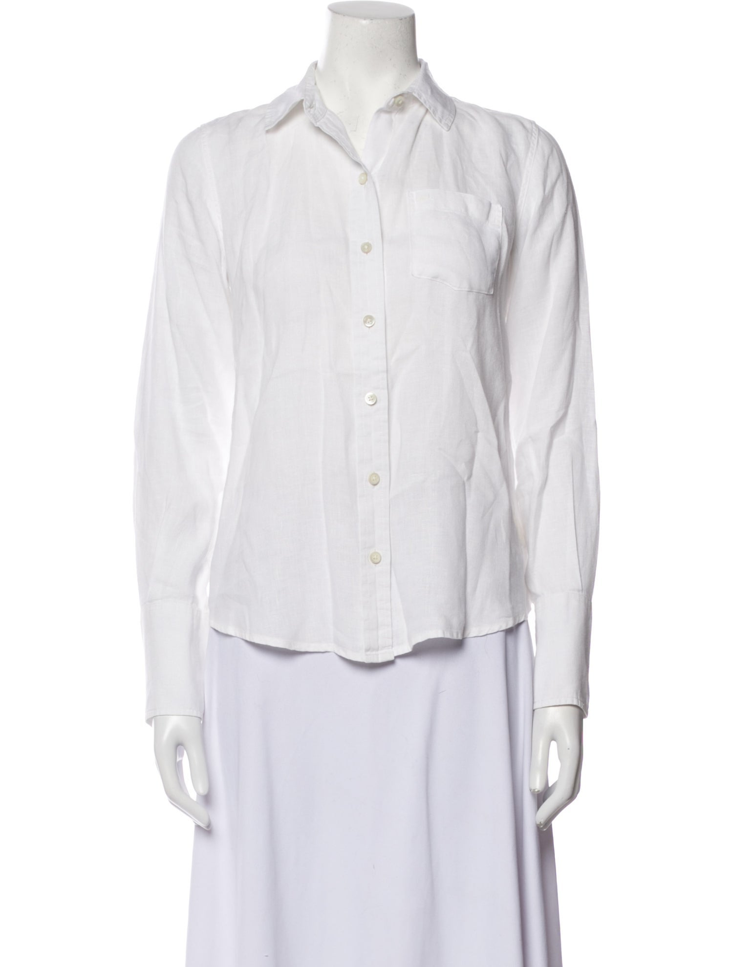 Alex Mill Linen Long Sleeve Button-Up Top