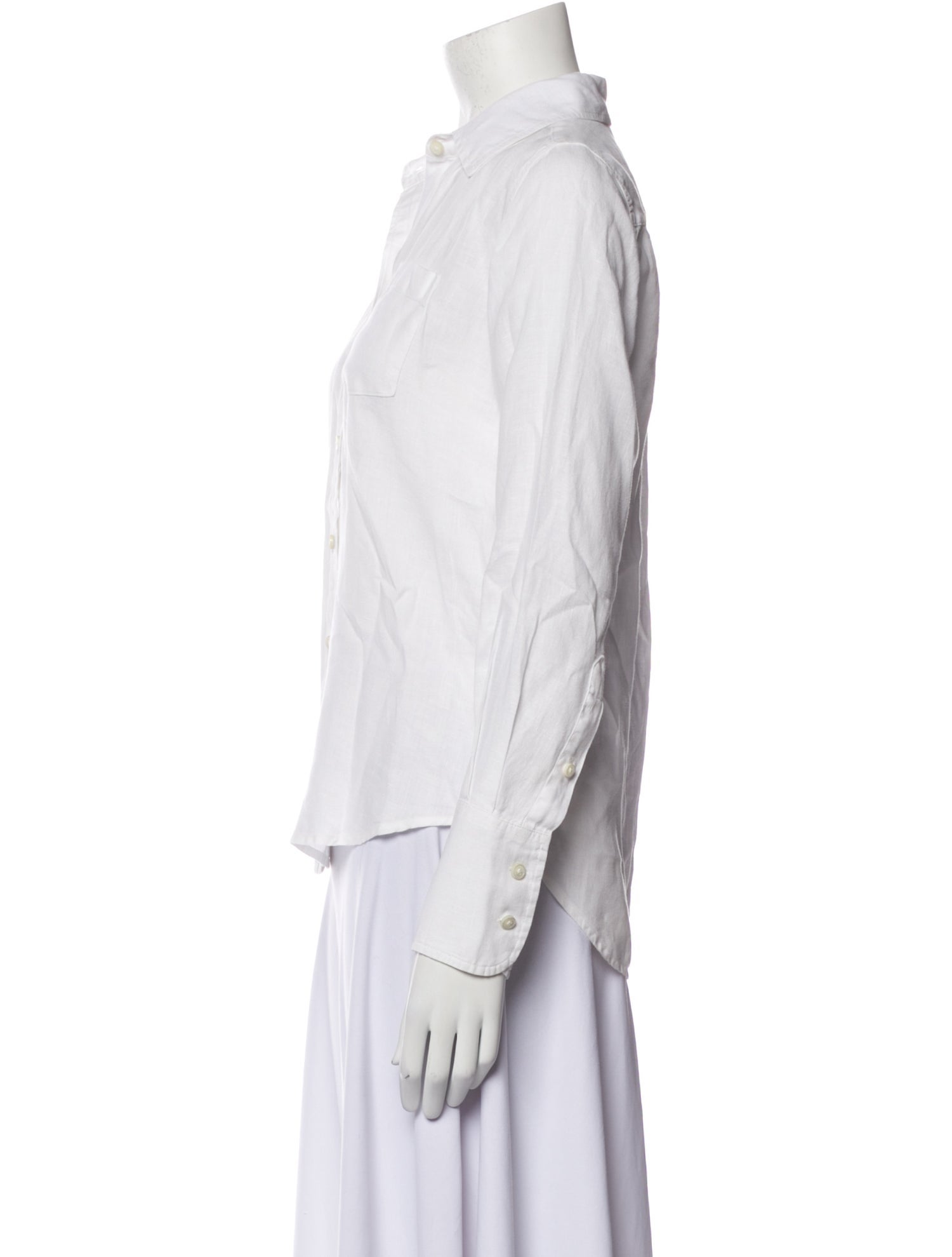 Alex Mill Linen Long Sleeve Button-Up Top