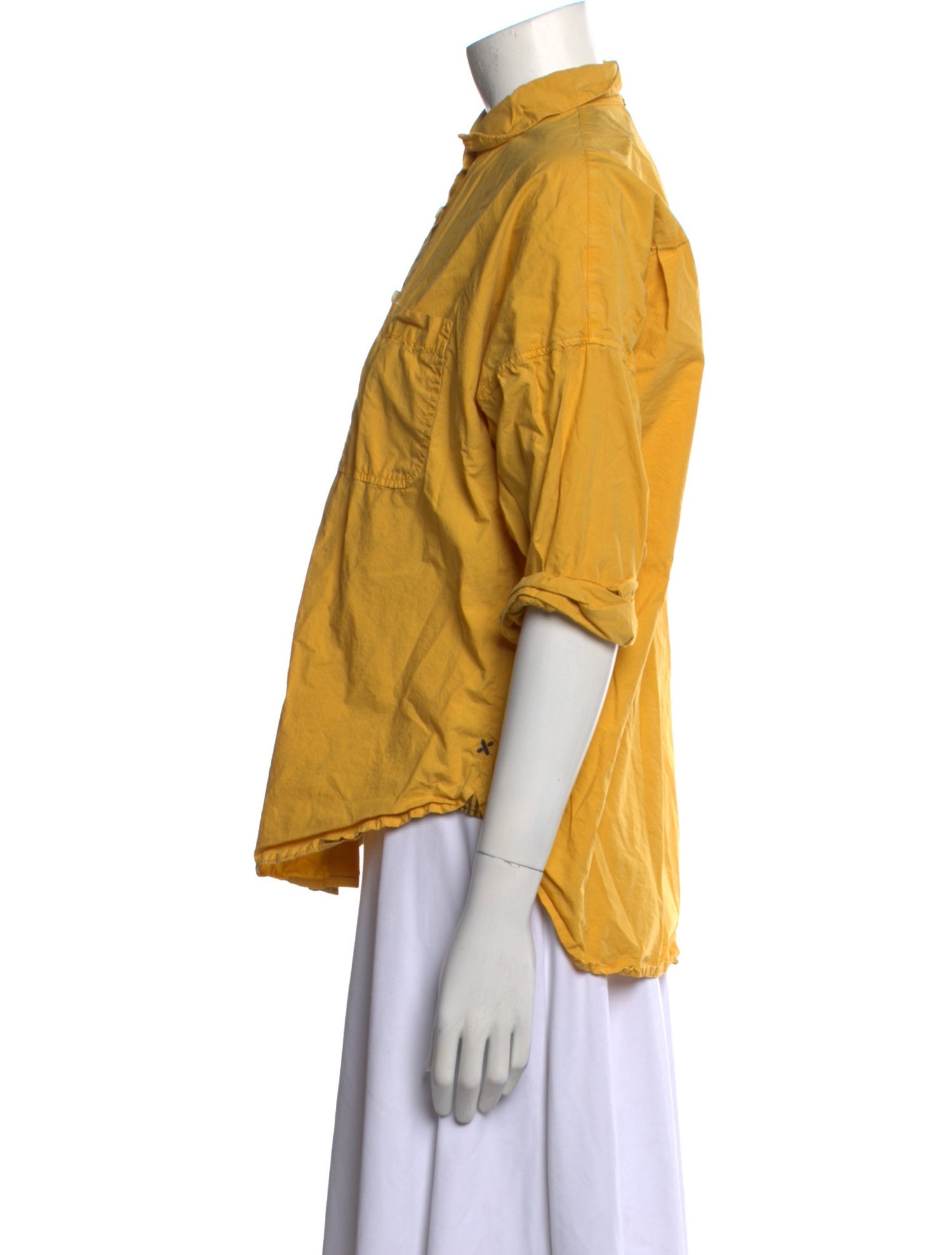 Alex Mill Three-Quarter Sleeve Button-Up Top