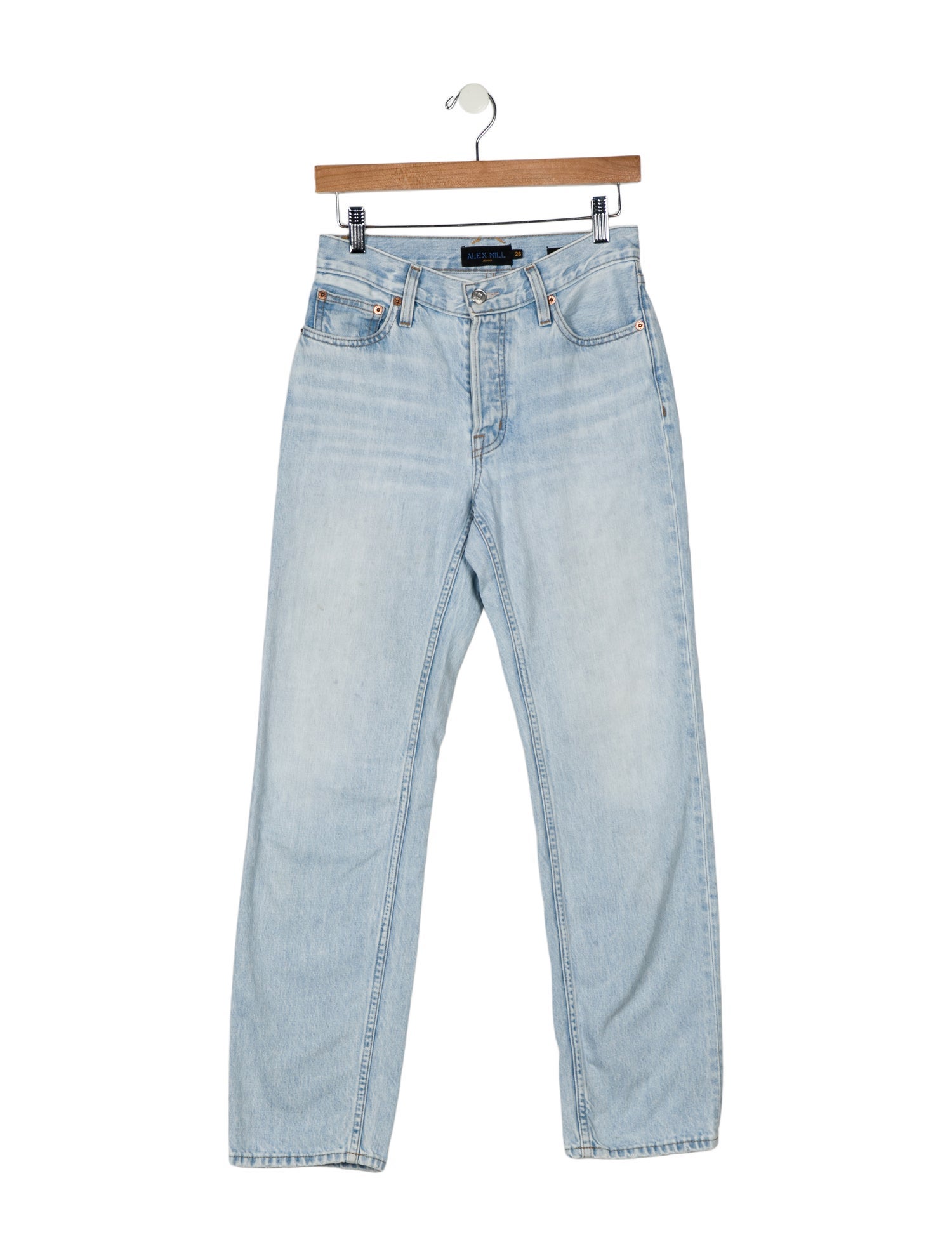 Alex Mill Mid-Rise Straight Leg Jeans
