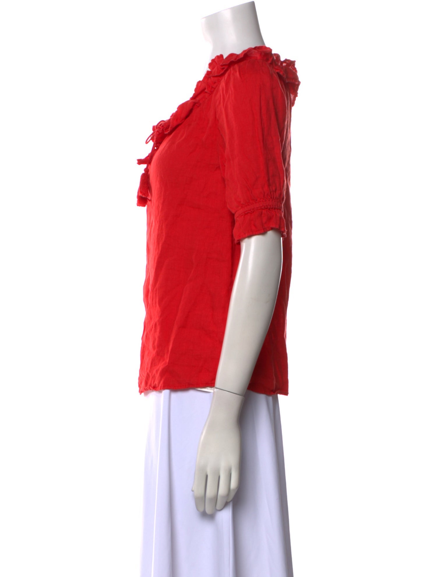 Alex Mill Linen Square Neckline Blouse