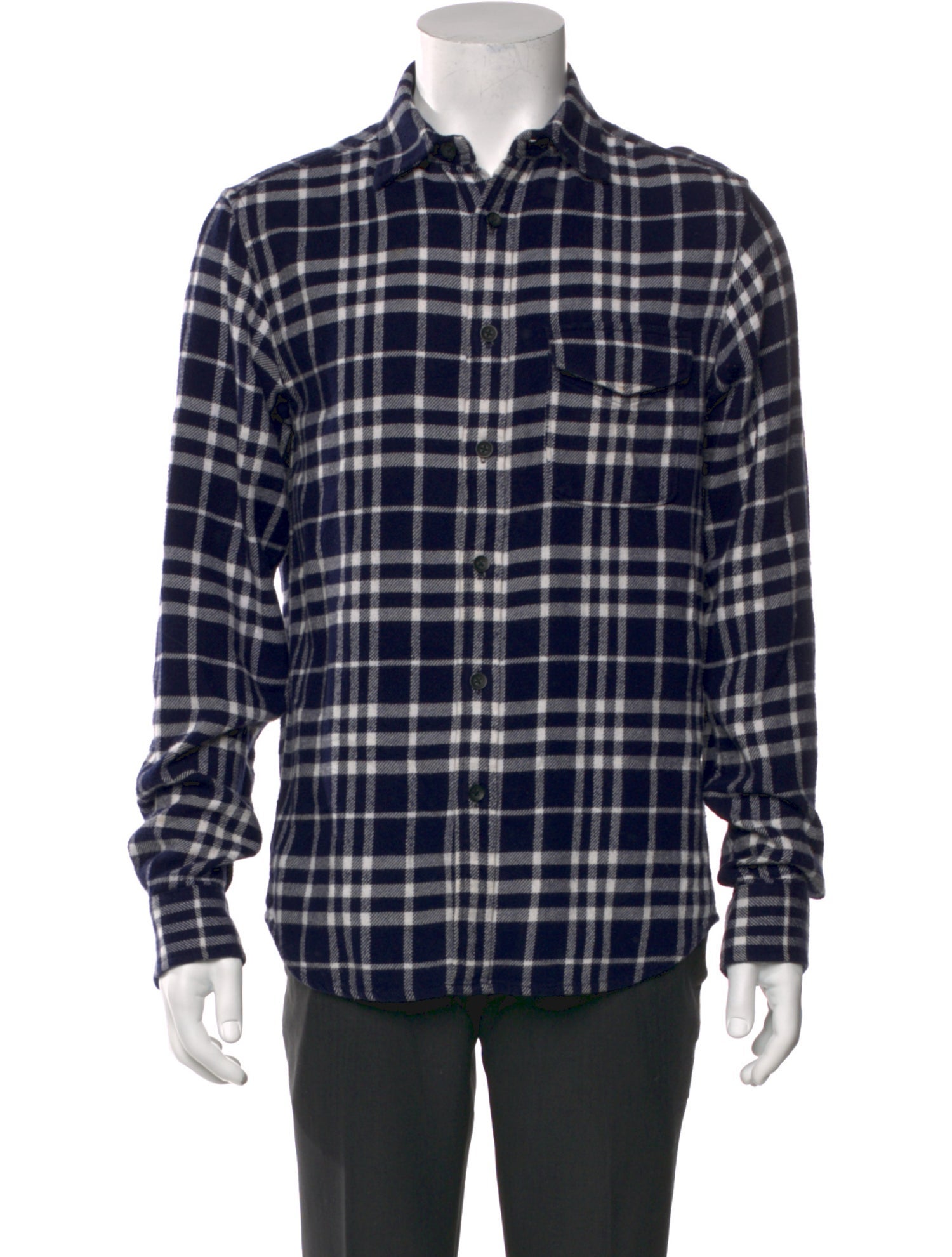 Alex Mill Plaid Print Long Sleeve Shirt