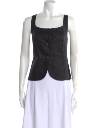 Alex Mill Linen Square Neckline Top