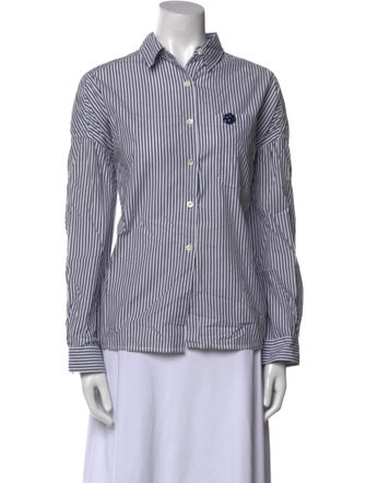 Alex Mill Striped Long Sleeve Button-Up Top