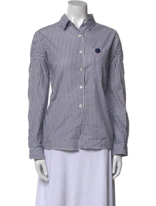 Alex Mill Striped Long Sleeve Button-Up Top