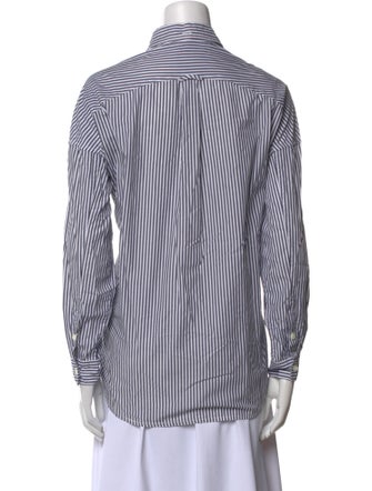 Alex Mill Striped Long Sleeve Button-Up Top