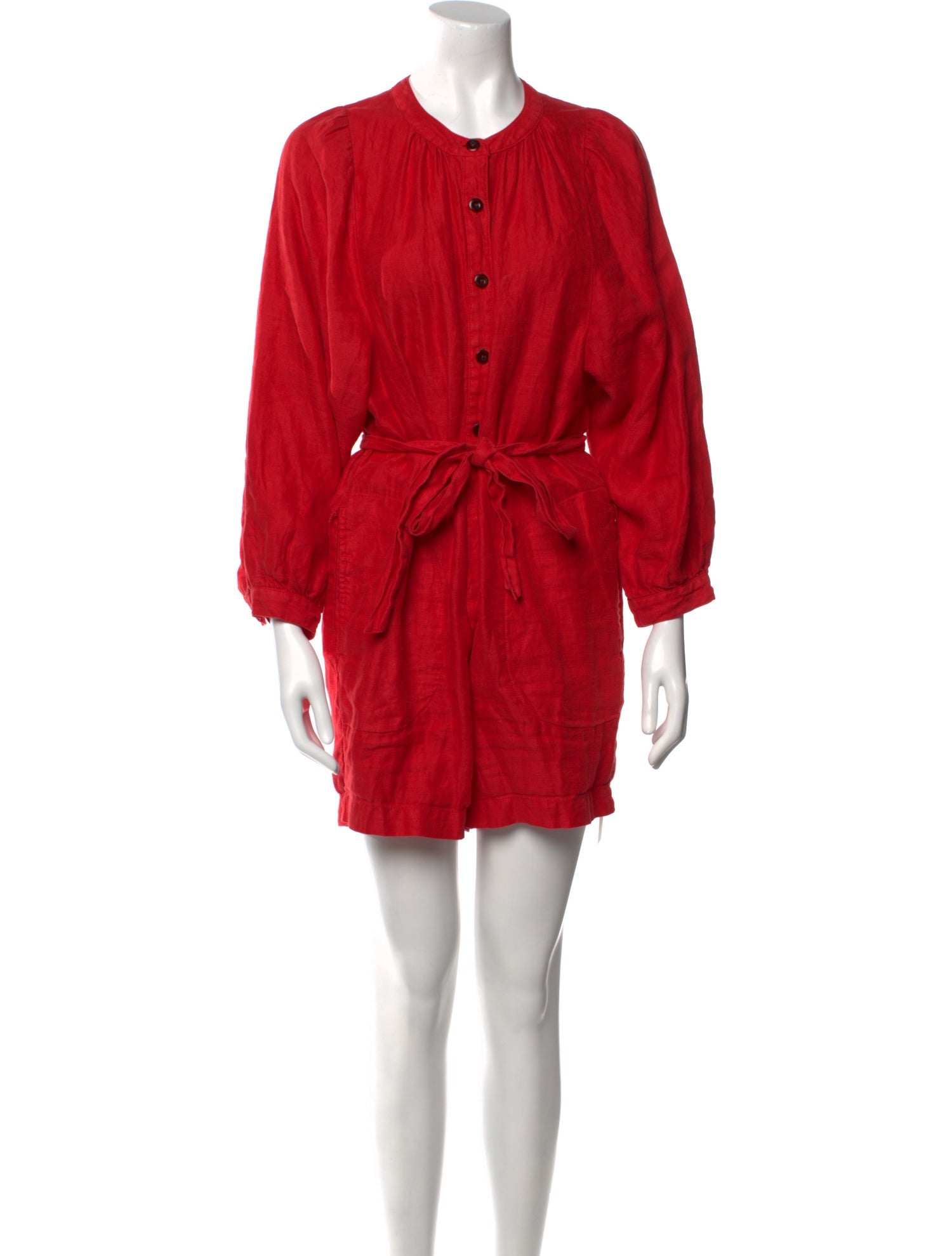 Alex Mill Linen Crew Neck Romper