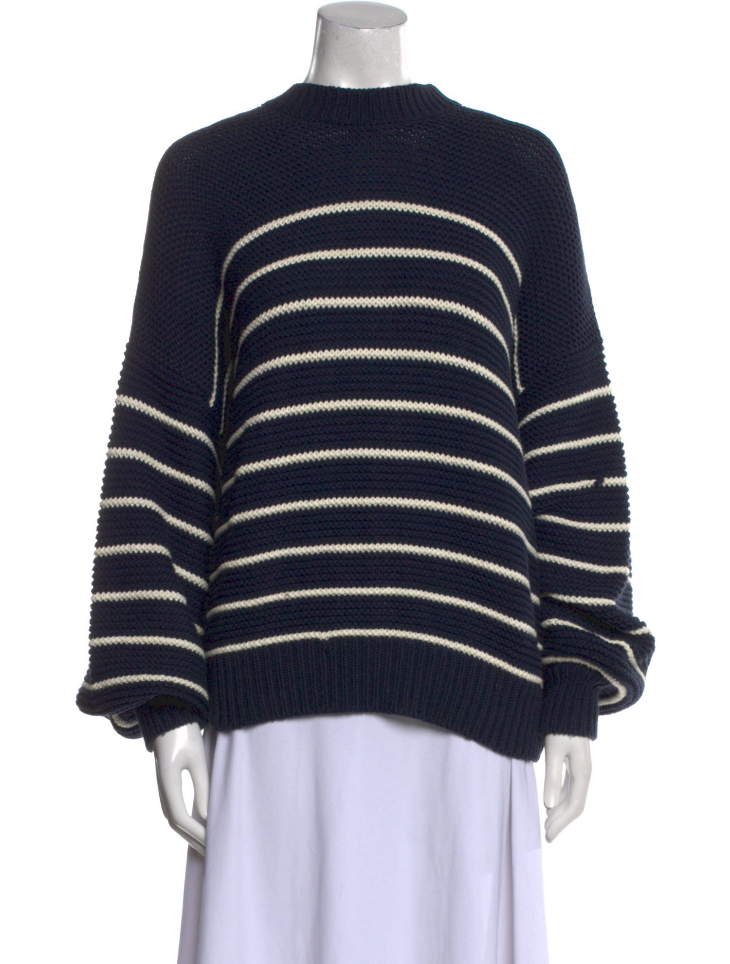 Alex Mill Striped Mock Neck Sweater