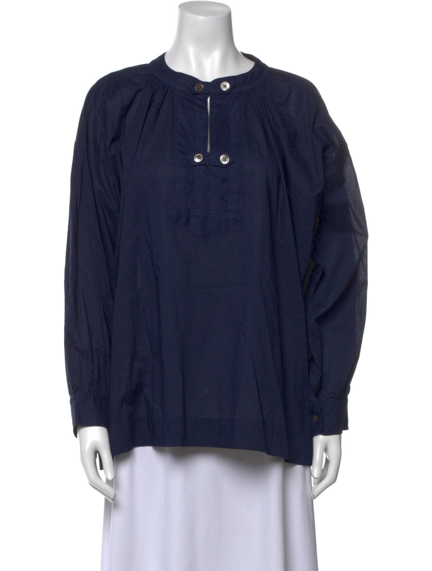 Alex Mill Crew Neck Long Sleeve Blouse